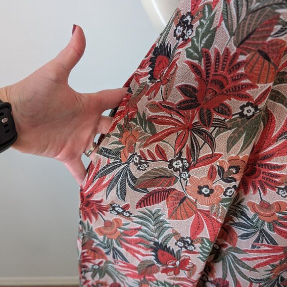 Mexx - Tropical Summer Midi Dress with Pockets - Size S - Picture 3 of 7